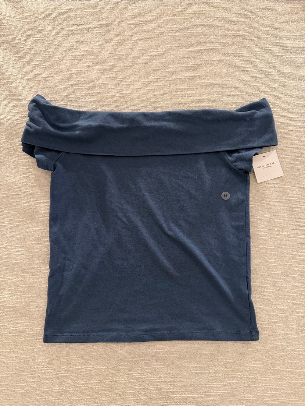 American Eagle | NWT off the shoulder top blue medium